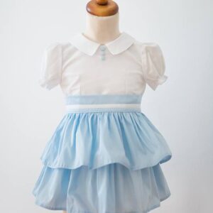 Kursz szycia - sukienka dla dziewczynki - jedwabna tafta